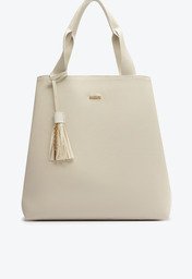 Bolsa Shopping Grande Maxi Barbicacho Branca