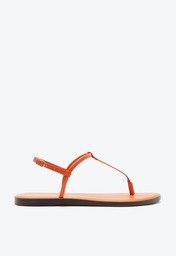 Sandália Slim Monocolor Laranja