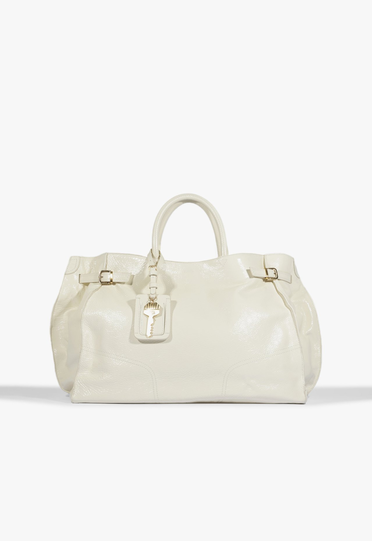 Bolsa Maxi Tote Heaven Couro Branca | ZZ MALL