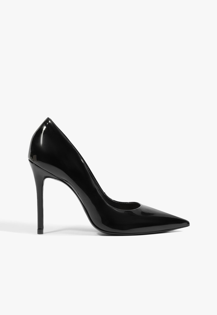 SAPATO SCARPIN PRETO SCHUTZ SALTO FINO VERNIZ