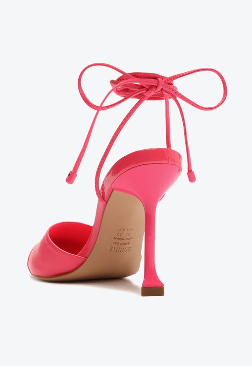 Sapato Scarpin Cecilia Couro Rosa