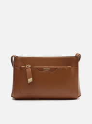 Bolsa Tiracolo Pouch Marrom Arezzo Emilly Pequena