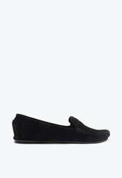 Mocassim Preto Anacapri Acumurçado Com Pala