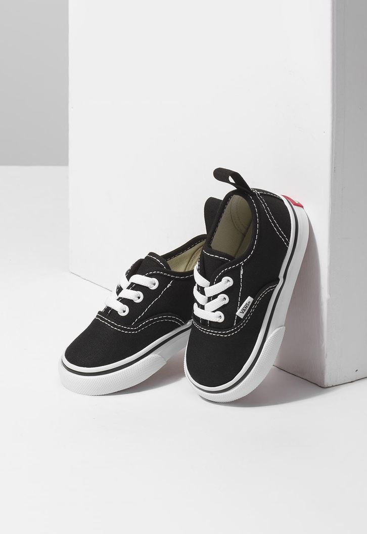 Tênis Vans Authentic Elastic Lace Toddler Black True White