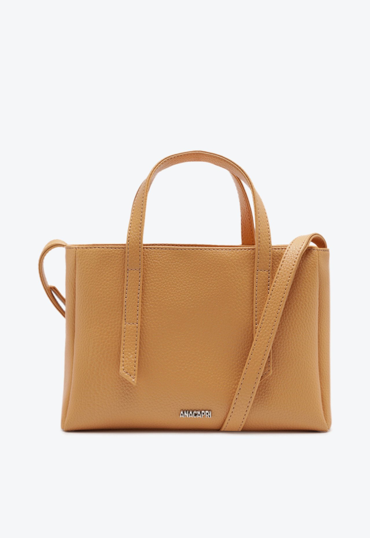 Bolsa Tote Laranja Anacapri Média Autêntica | ZZ MALL