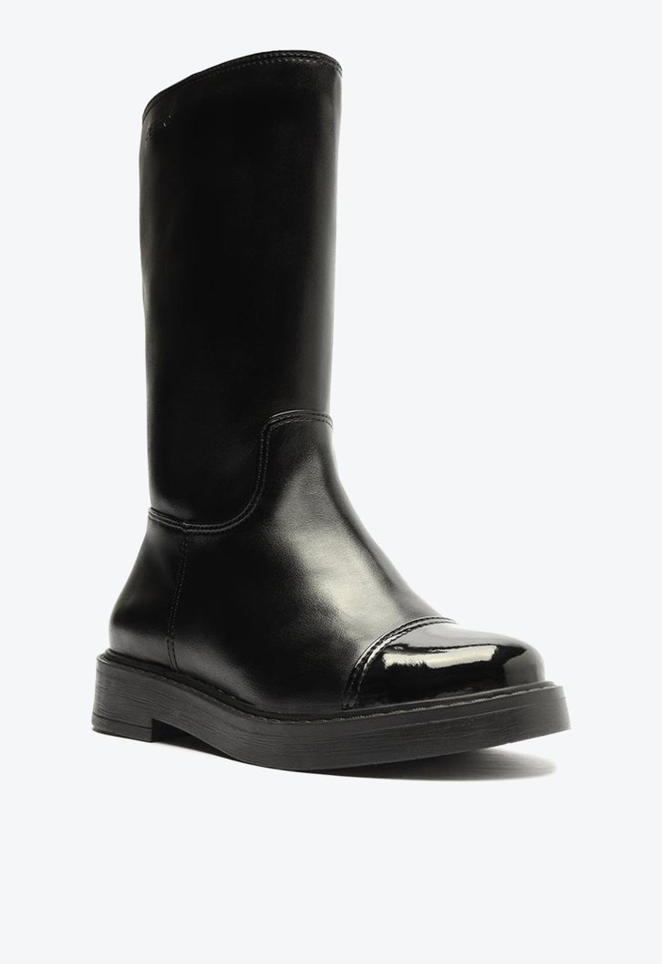 Bota Preta Arezzo Cano Alto Biqueira Bambini