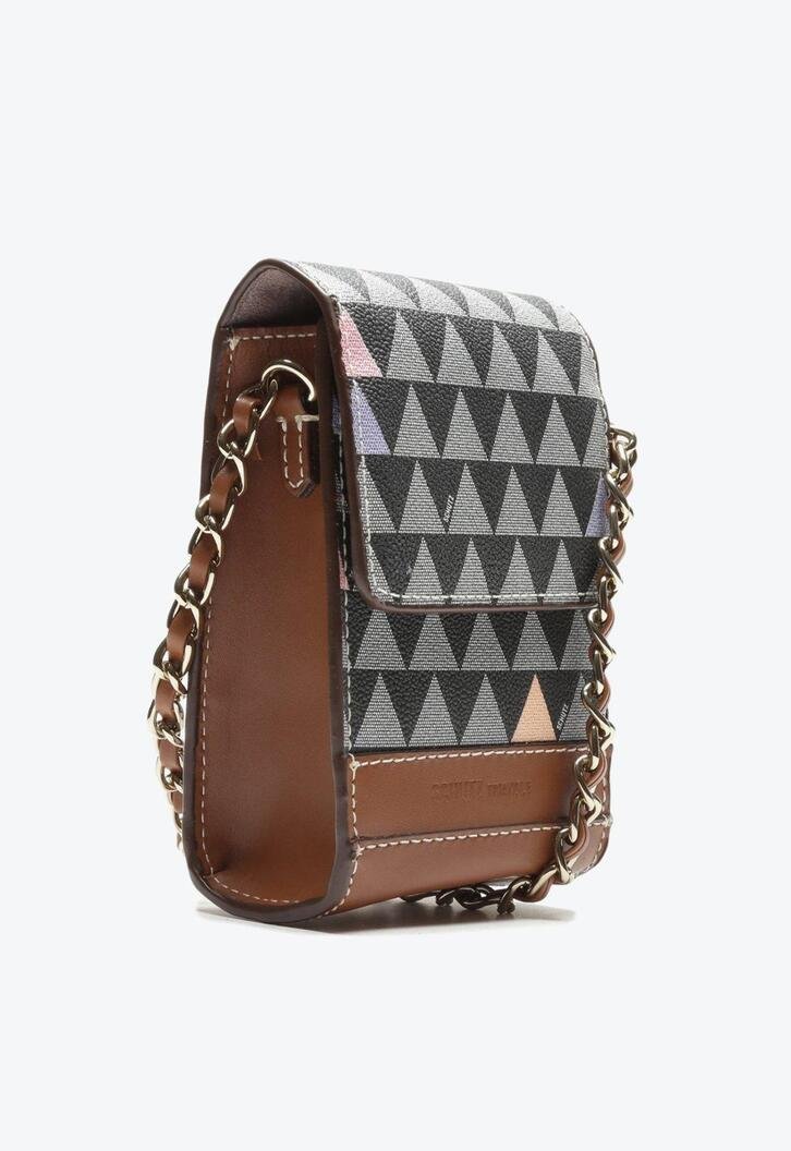 Bolsa Tiracolo Preta Schutz Pequena New 4Girls Triangle