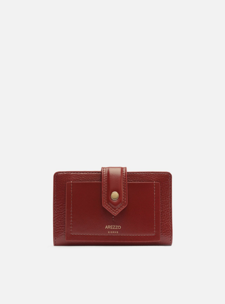 kei Carteira Vermelha Pequena Bolso Lapela | ZZ MALL