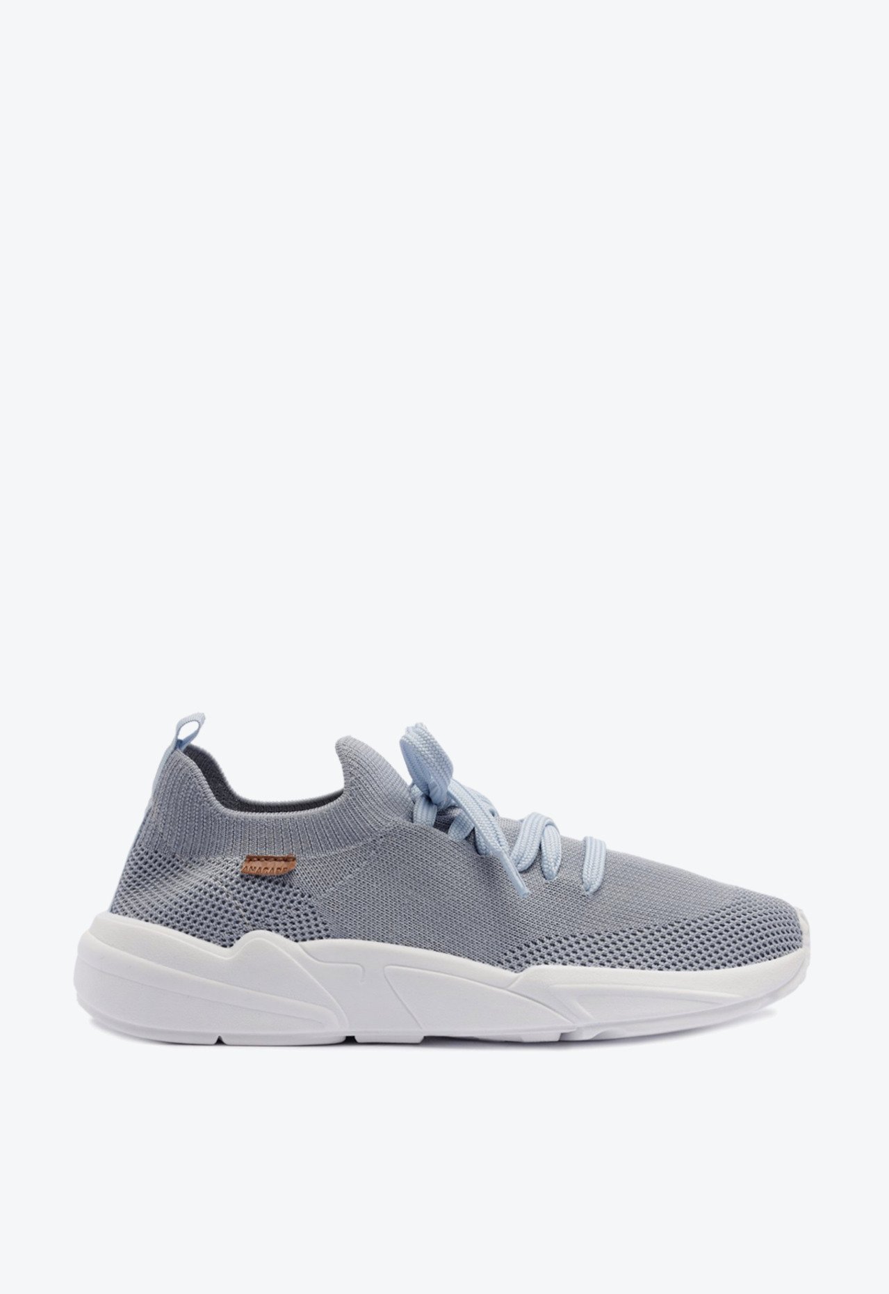 Tênis Sporty Malha Knit Cinza | ZZ MALL