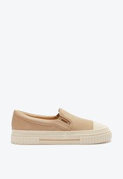 Tênis Slip On Bege Anacapri Sola Alta Alê