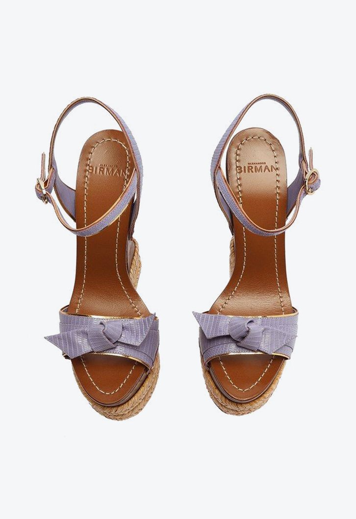 Clarita Wooden Sandal Viola