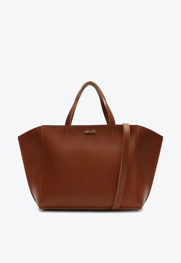 Bolsa Tote Grande Tunisia Marrom | ZZ MALL