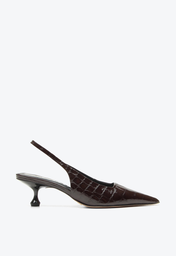 Slingback Servia Marrom