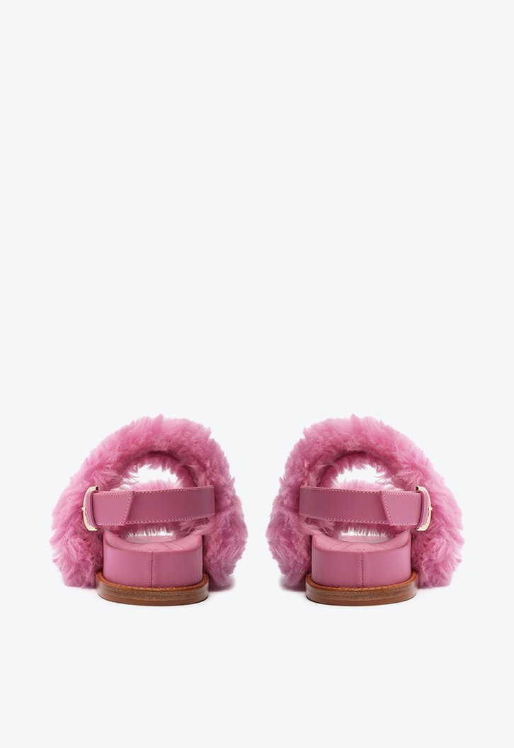 Sport Sandal Shearling Mauve