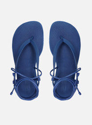 Sandália Azul Cobalto Flatform Amarração Brizza
