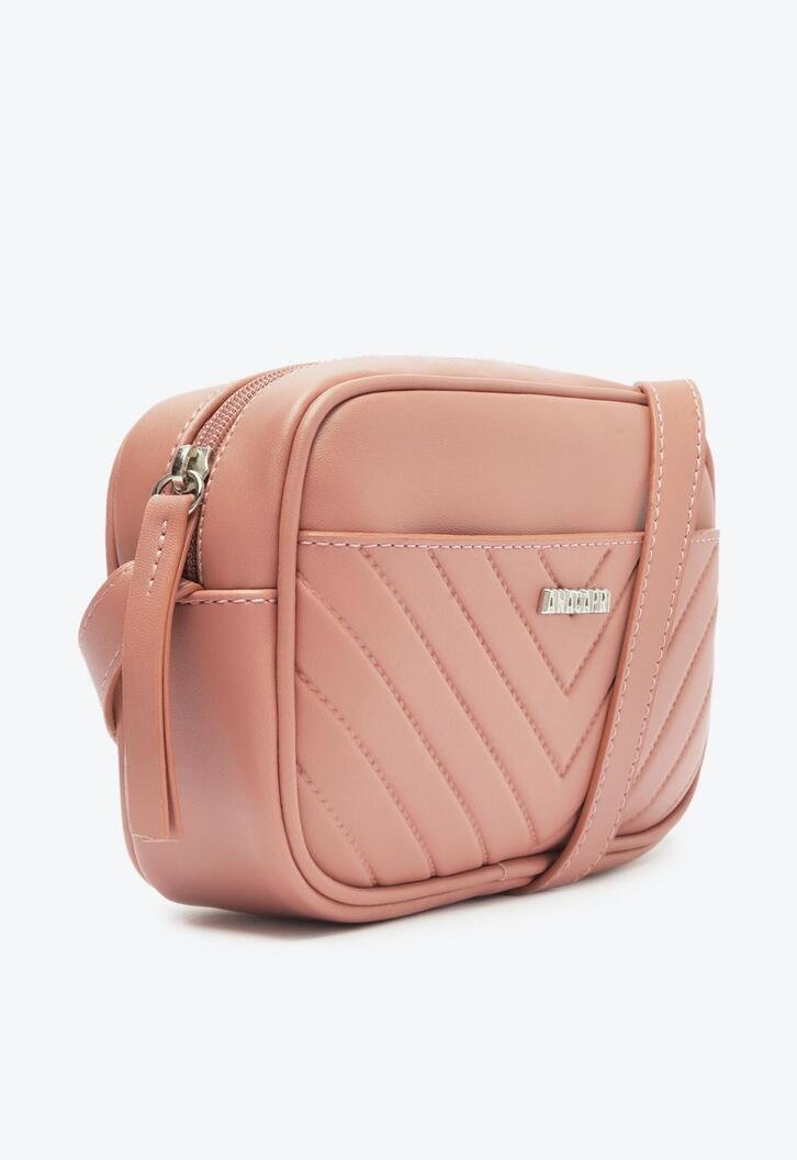 Crossbody Rosa Básica Pequena