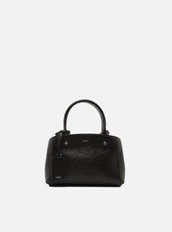 Bolsa Tote Preta Arezzo Couro Bella Pequena