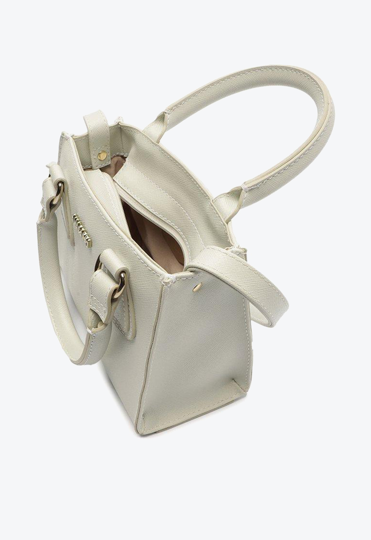 Bolsa Tote Mini Branca Anacapri Londres