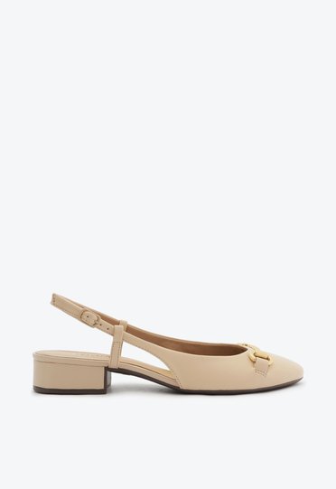 さき Sapatilha Dourada Arezzo Snake Bico Fino Slingback Bridão