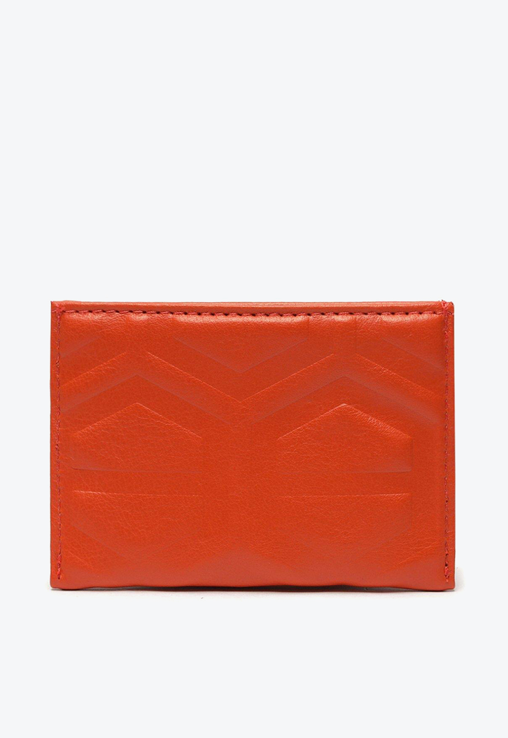 Porta-Cartões Laranja Arezzo Couro Francesca
