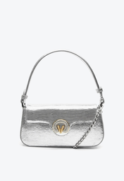 Bolsa Shoulder Suelen Média Prata