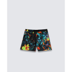 Boardshort Primary Print Elastic Black Multi