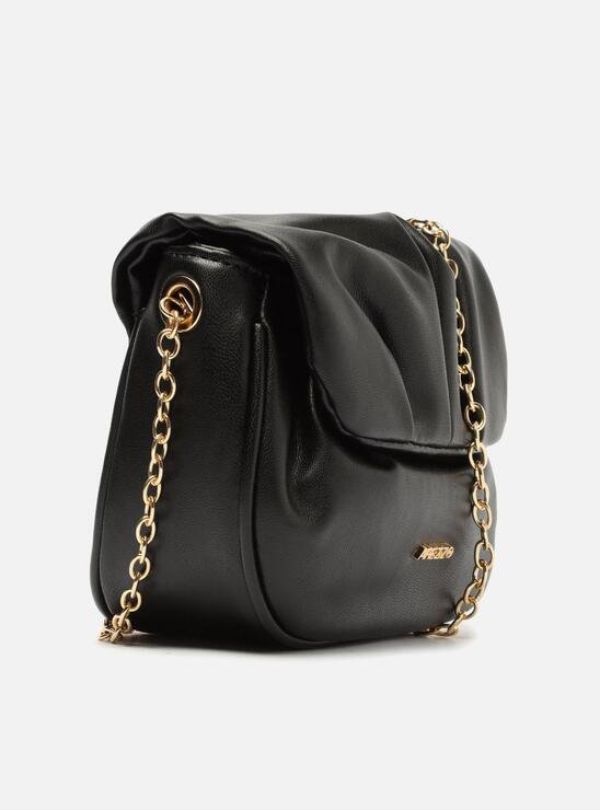 BOLSA TIRACOLO PRETA AREZZO PEQUENA