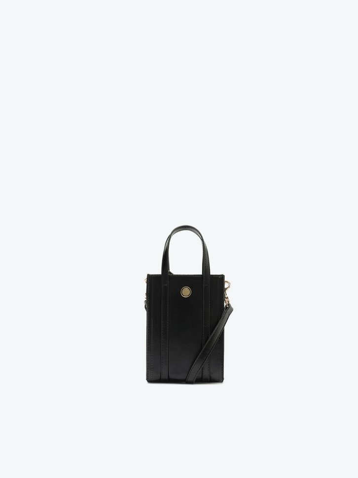 Bolsa Tiracolo Pequena Phone Preta