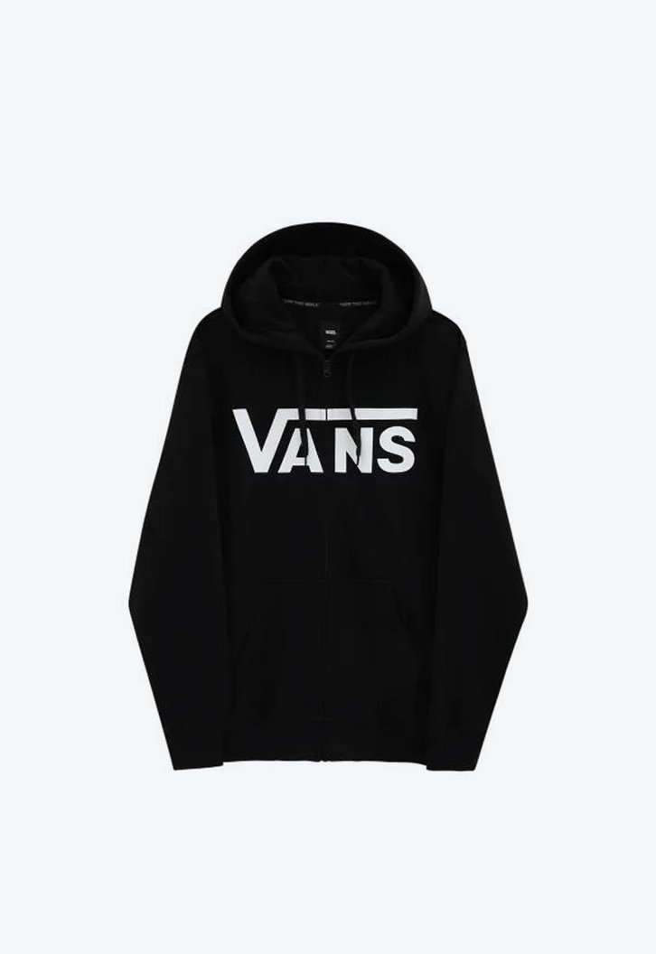 Moletom Vans Classic Zip Hoodie Ll Black White