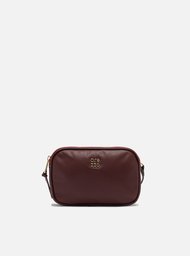 Bolsa Tiracolo Vermelha Arezzo Couro Pequena Assinatura