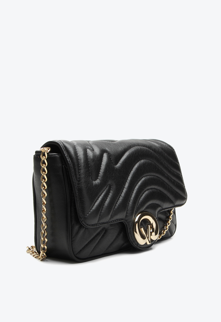 Bolsa Tiracolo Preto Vicenza Lily Média