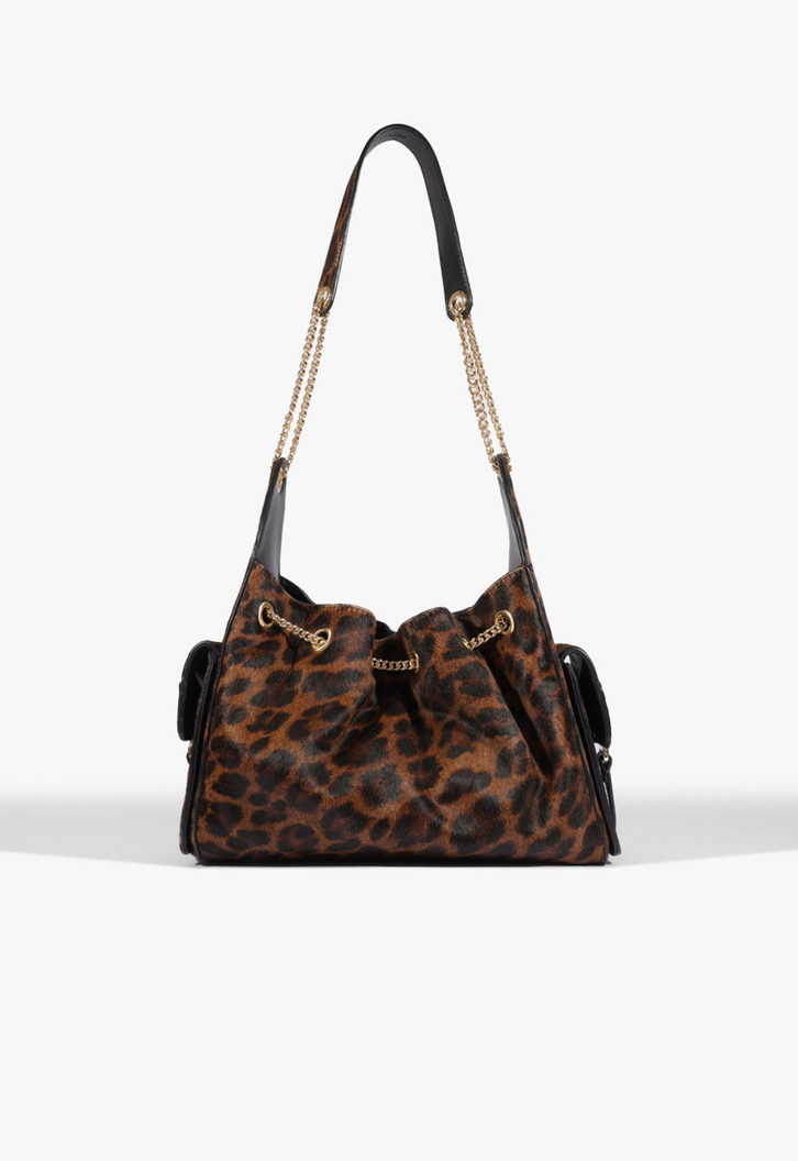 Bolsa Tiracolo Shoulder Lilibet Wild Média Couro | ZZ MALL