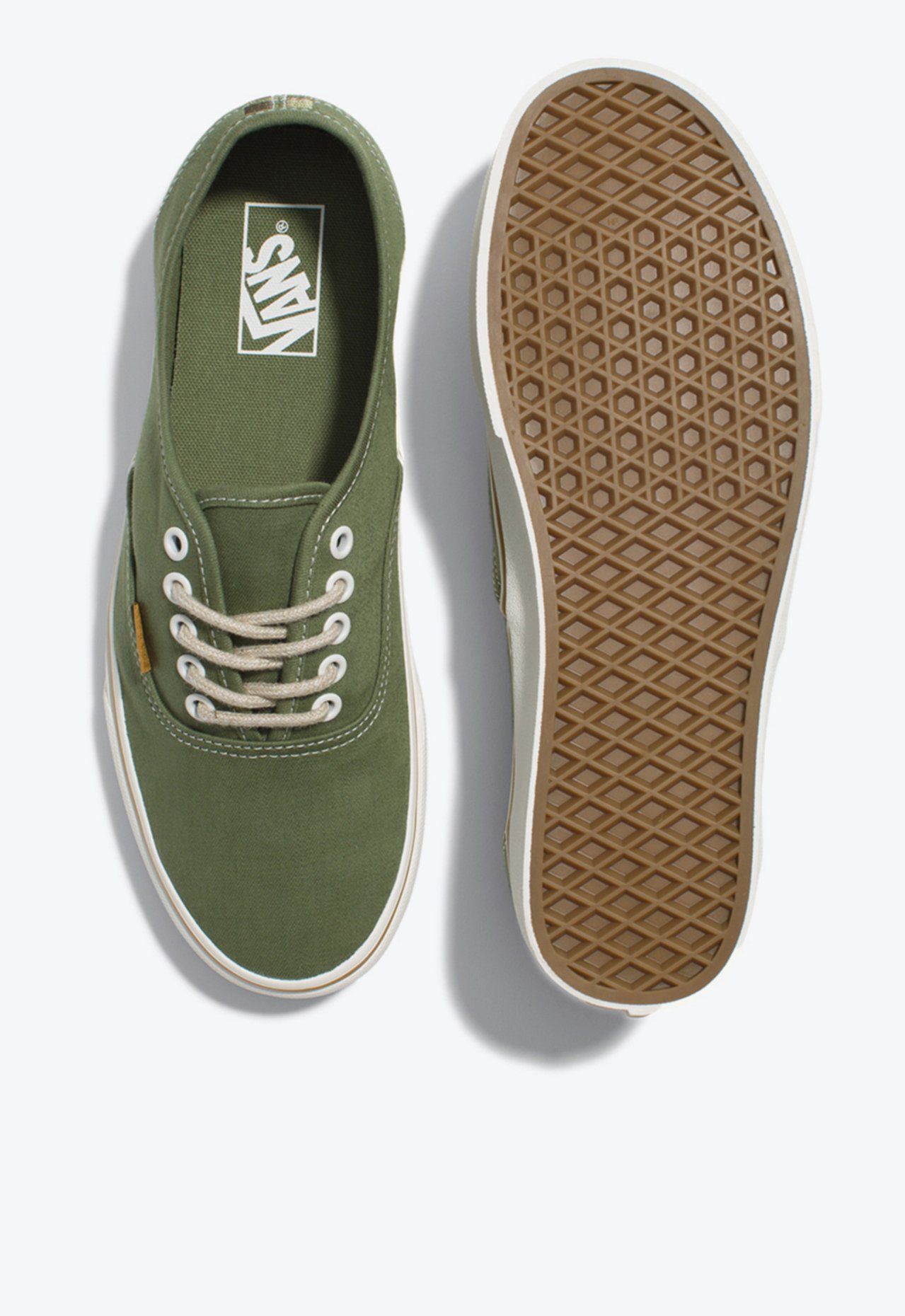 Tênis Authentic Embroidered Checkerboard Loden Green | ZZ MALL