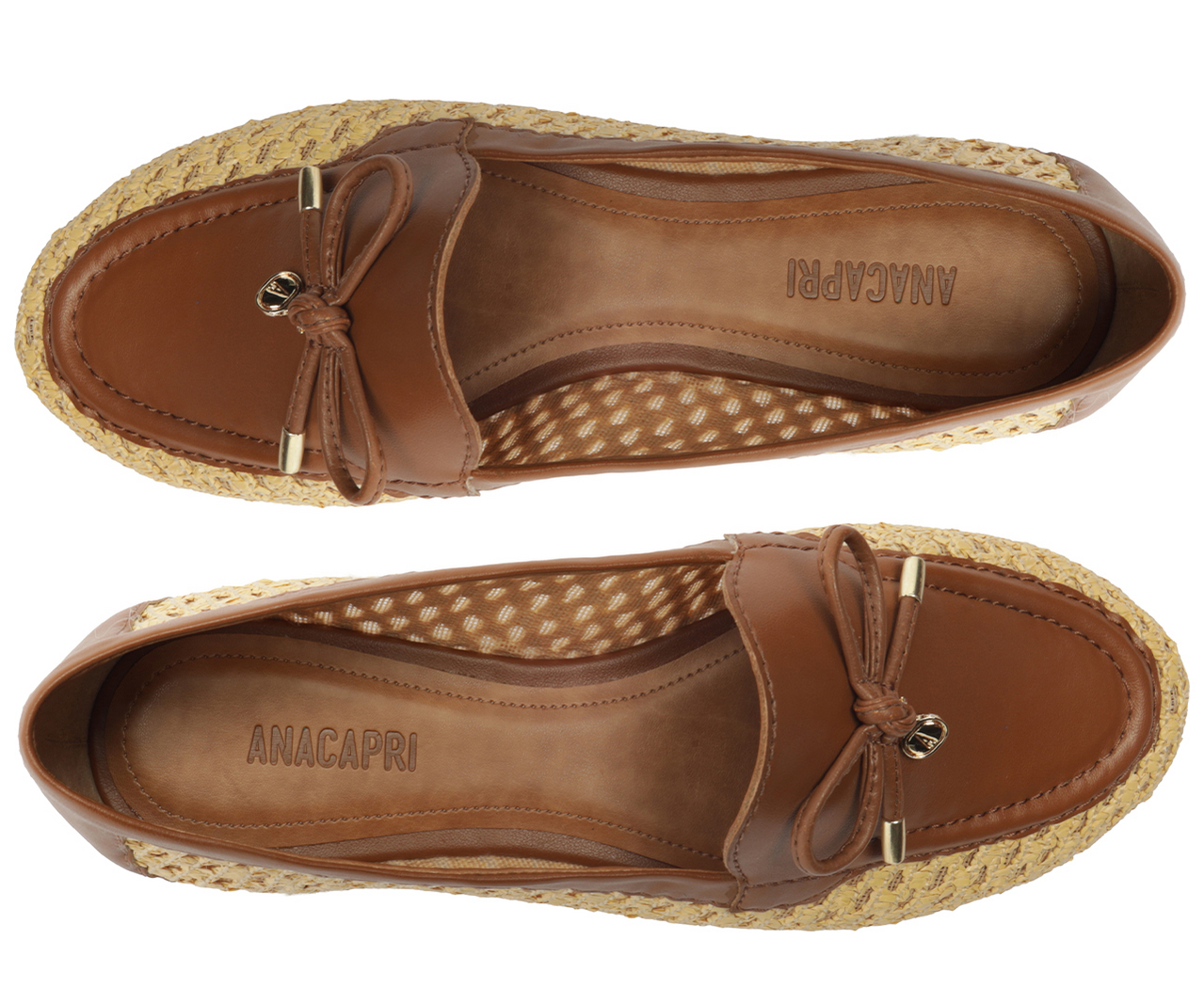 Mocassim Laço Tela Marrom | ZZ MALL