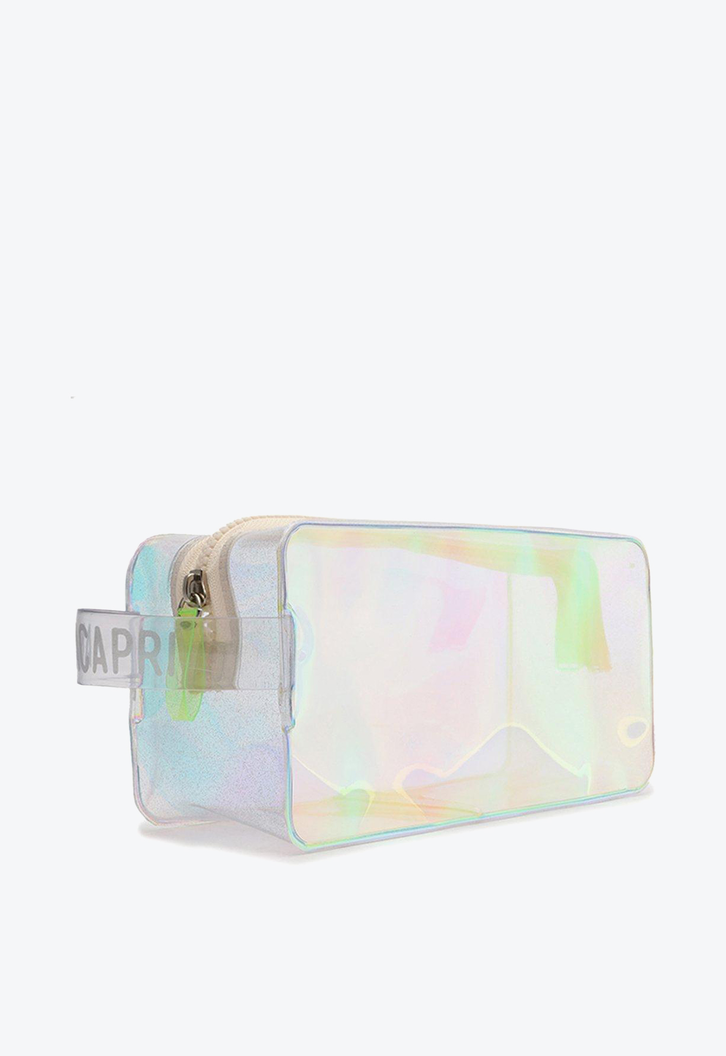Necessaire Transparente Anacapri Holográfica Verão