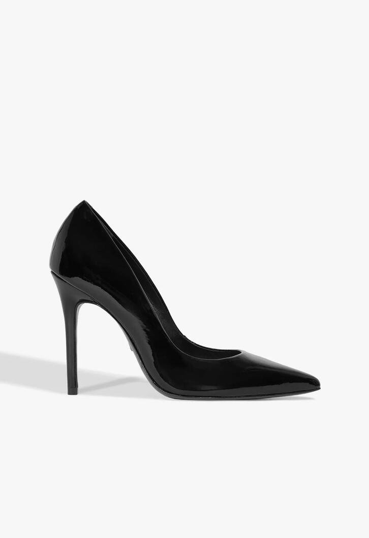 SAPATO SCARPIN PRETO SCHUTZ SALTO FINO VERNIZ
