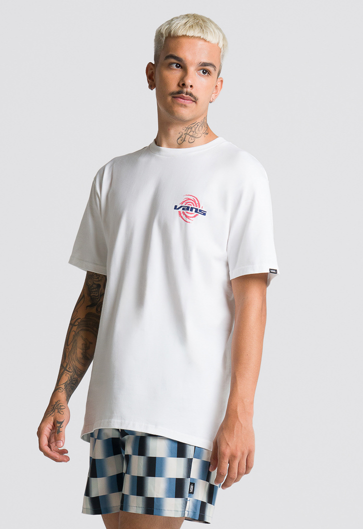 Camiseta Wormhole Warped White | ZZ MALL