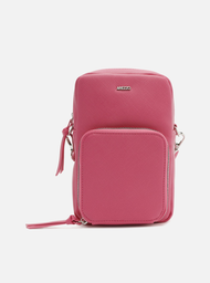 Bolsa Tiracolo Rosa Arezzo Pequena