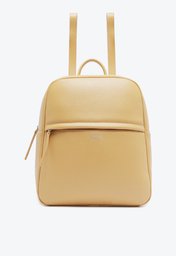 Mochila Amarela Anacapri Média Zíper Básica