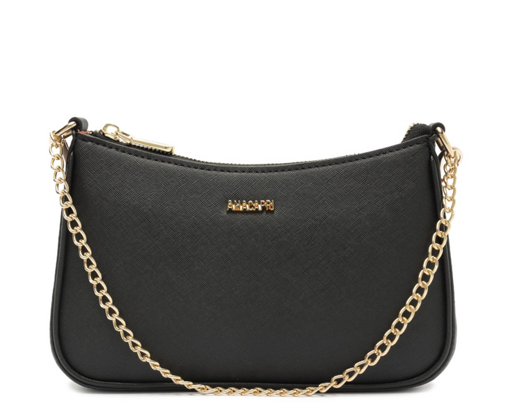 Bolsa Tiracolo Média Floater Corrente Preta