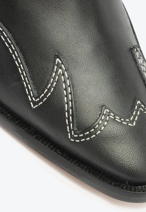 Bota Western S-Cicera Couro Preta