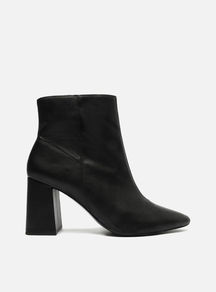 Bota Preta Arezzo Cano Curto Salto Médio Bloco