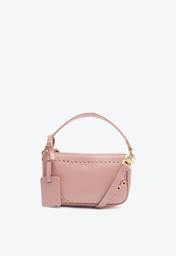Bolsa Tiracolo Rosa Schutz Pequena Casey Rivets Couro