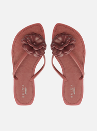 Chinelo de Dedo Vinho Flor Flash Brizza