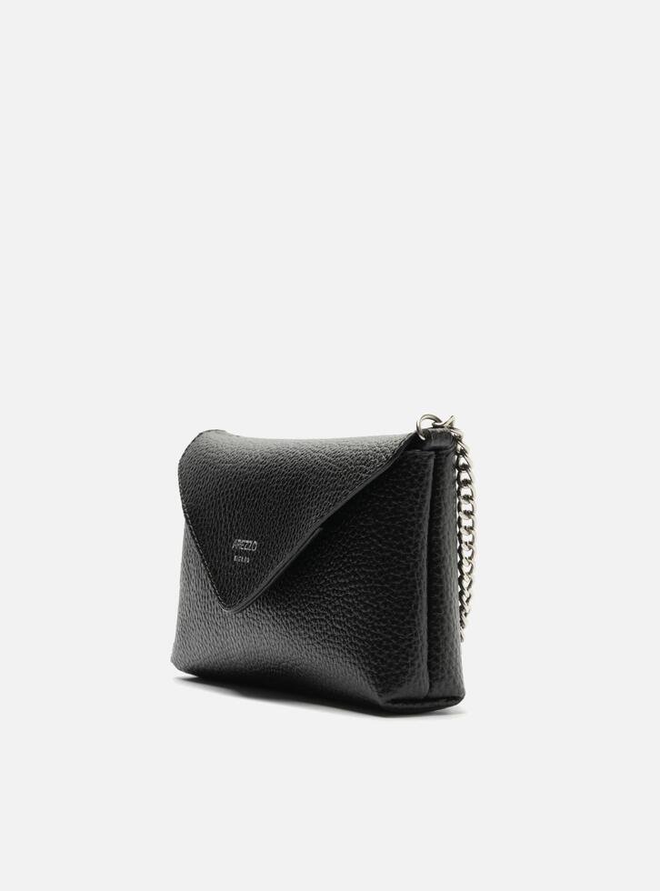 Bolsa Tiracolo Preta Arezzo Giorno Pequena Envelope