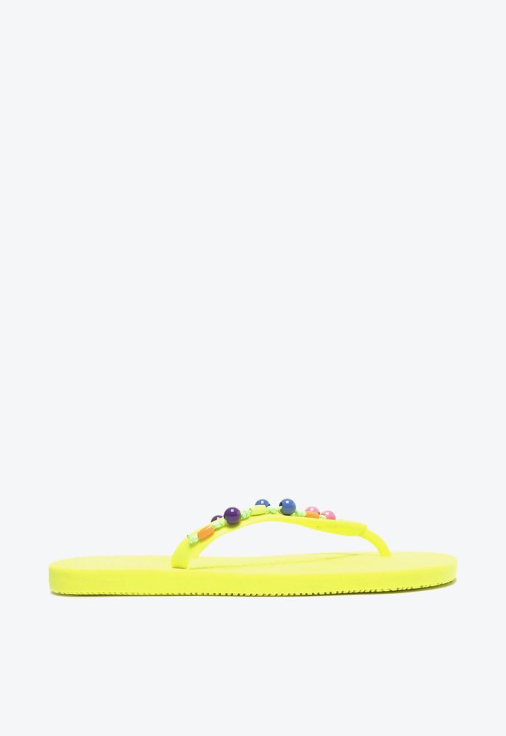 Chinelo De Dedo Amarelo Brizza Fun Beads
