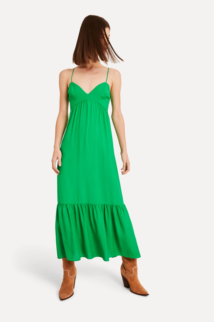 Vestido Verde Reserva Decote V