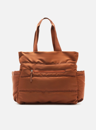 Bolsa Shopping Marrom Nylon Gigi Sporty Grande
