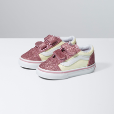 Tênis Old Skool V Infantil Glitter Two Tone