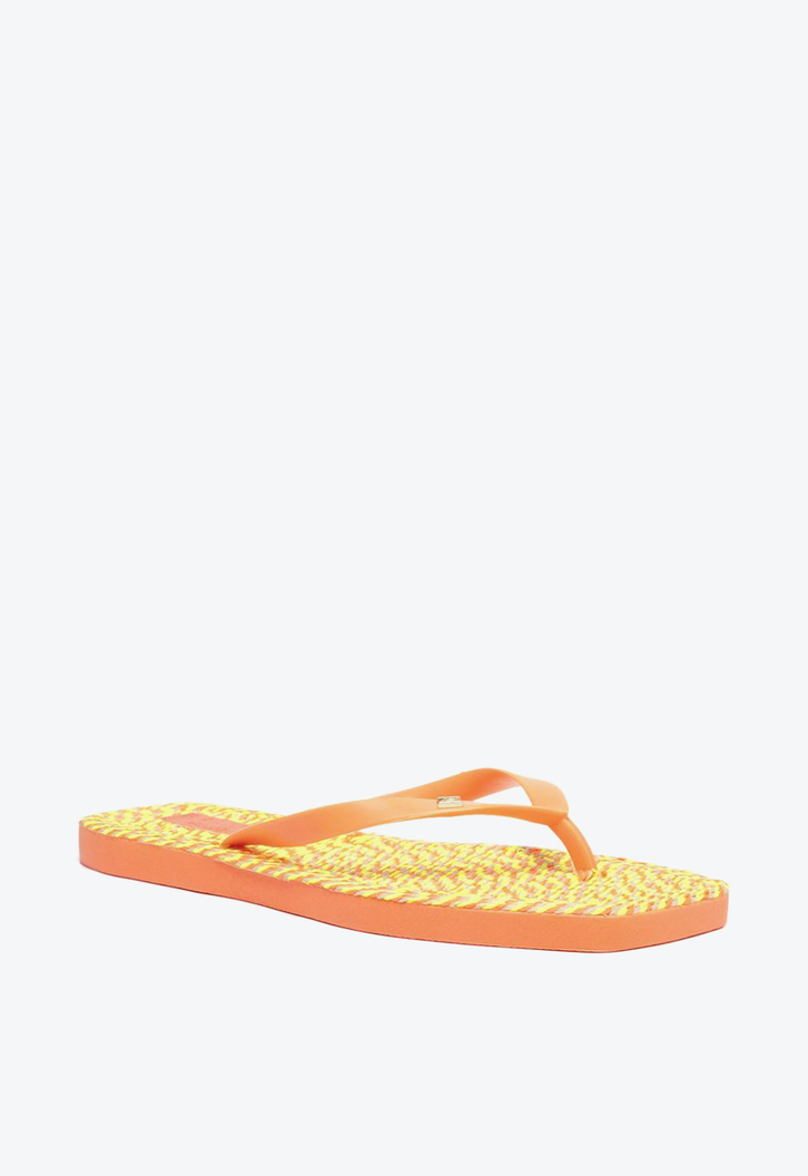 Chinelo De Dedo Laranja Fluo Brizza